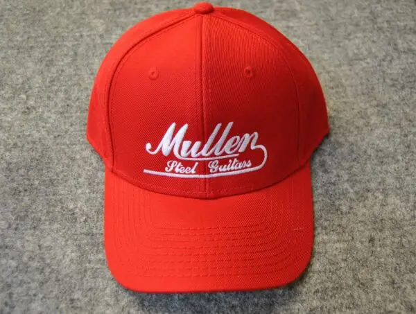 Red and White Mullen Hat